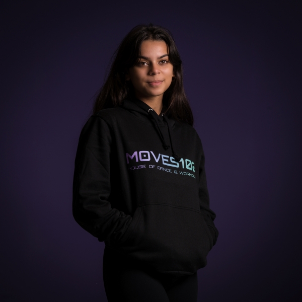MOVES102 House of dance & Workouts Hoodie zwart