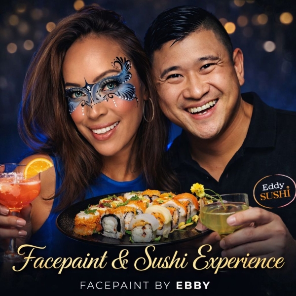 Facepaint en Sushi experience 