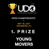 Team Young Movers halen eerste prijs bij de UDO open championships.