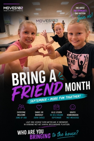 SEPTEMBER = BRING A FRIEND MONTH